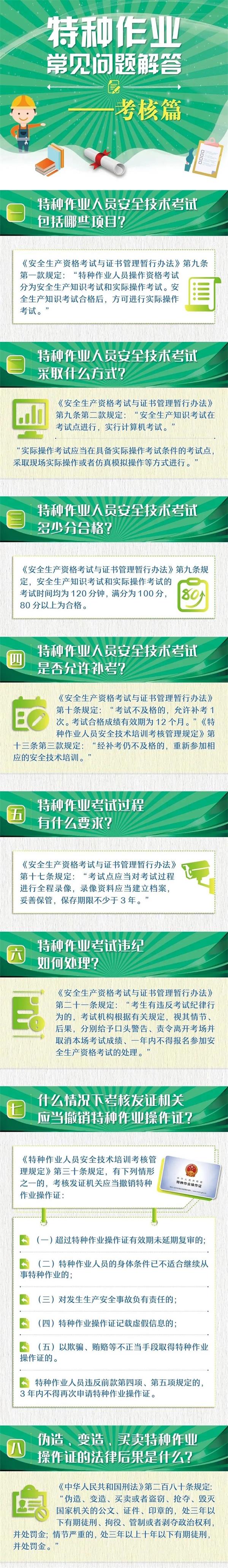 特种作业常见问题解答—考核篇(图1)